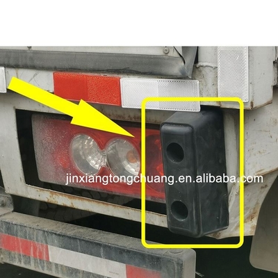 중공 금속 블랙 포톤 아우마크 커스터마이징 트럭 뒷문 보호용 고무 배머