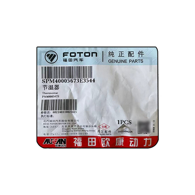 포튼 AUCAN 2.5 4F25TC 엔진 온도 조절기 PM40005673 12V 트럭 및 자동차 장착용 모델
